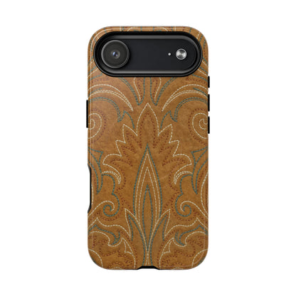 Boot Stitch Tan Magnetic Case