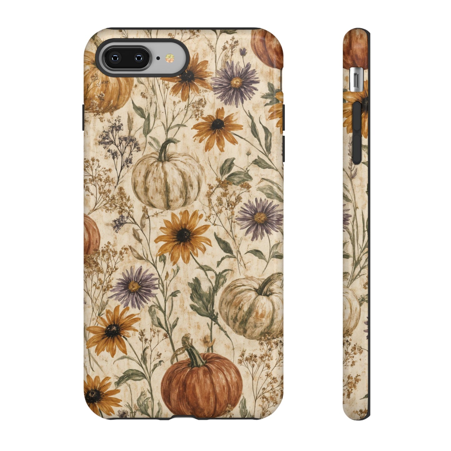 Pumpkin Wildflower Tough Case
