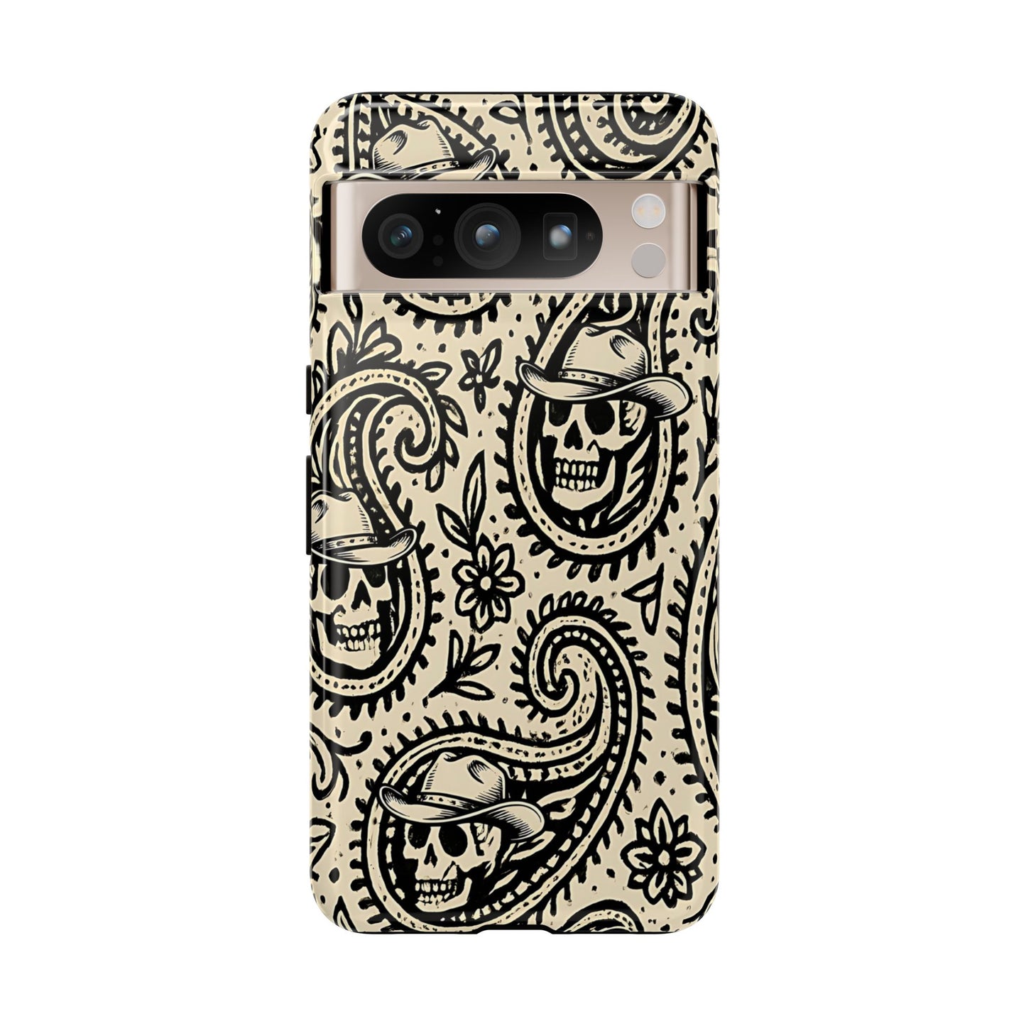 Cowboy Skull Paisley Tough Case