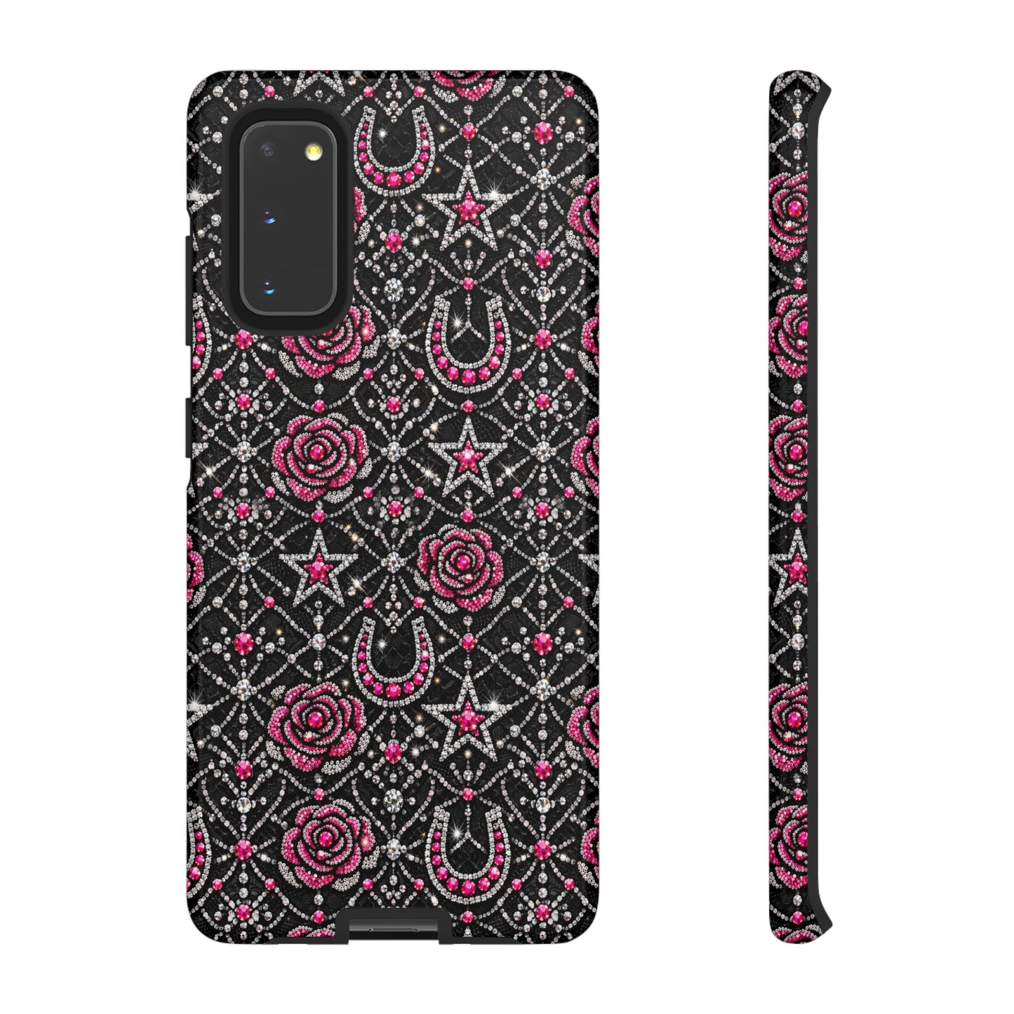 Rhinestone Rose Tough Case