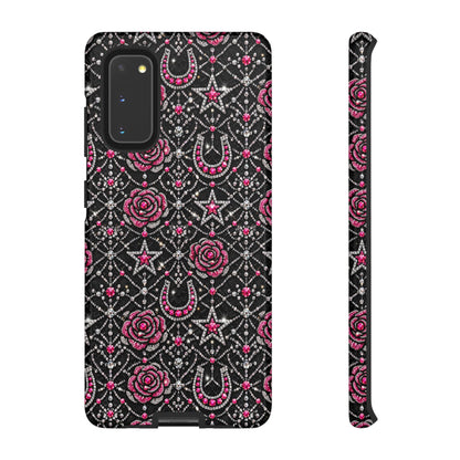 Rhinestone Rose Tough Case