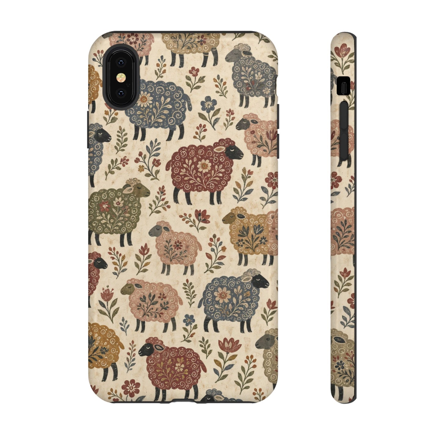 Folk Sheep Tough Case