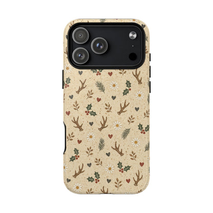 Antler Daisies Christmas Magnetic Case