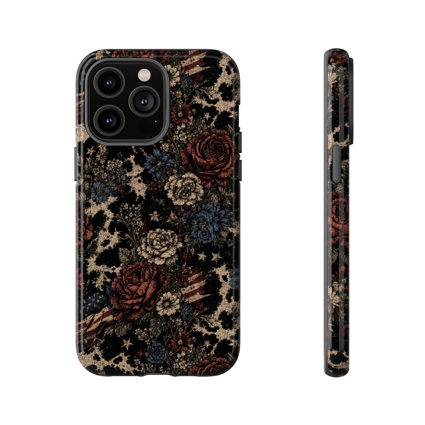 USA Cowhide Bloom Tough Case