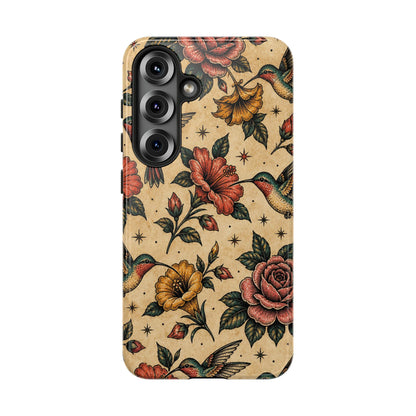 Hummingbird Rose Tough Case