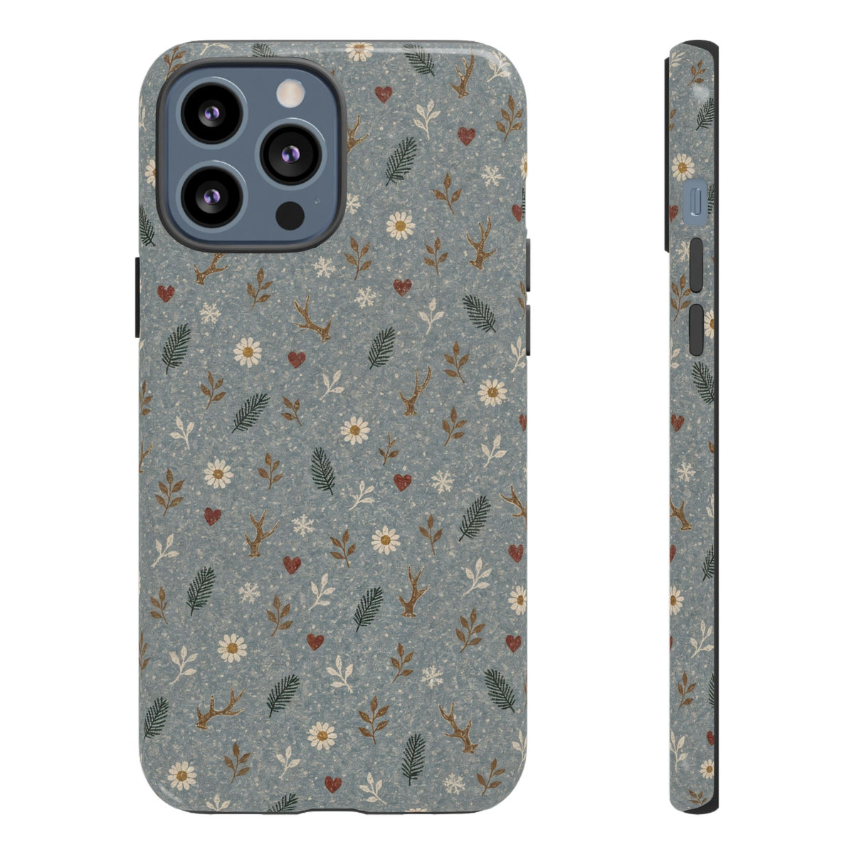 Antler Daisies Snow Tough Case