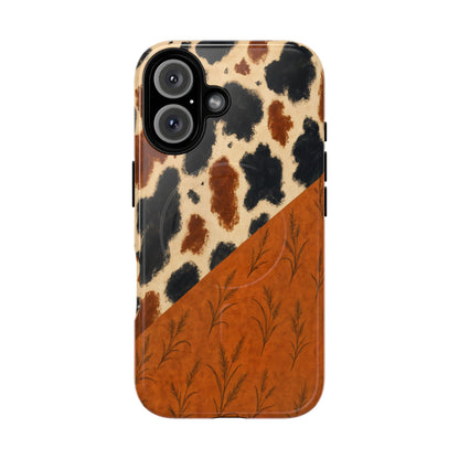 Harvest Cowhide Swaths Magnetic Case