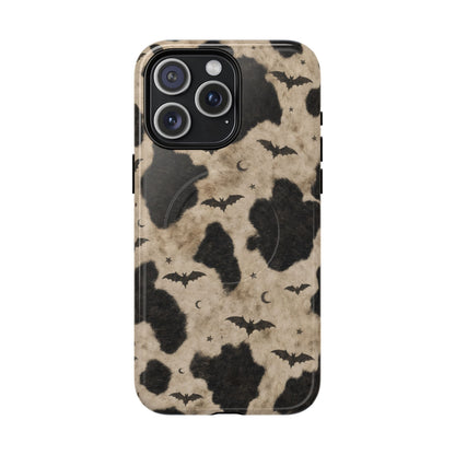 Cowhide Bats Magnetic Case
