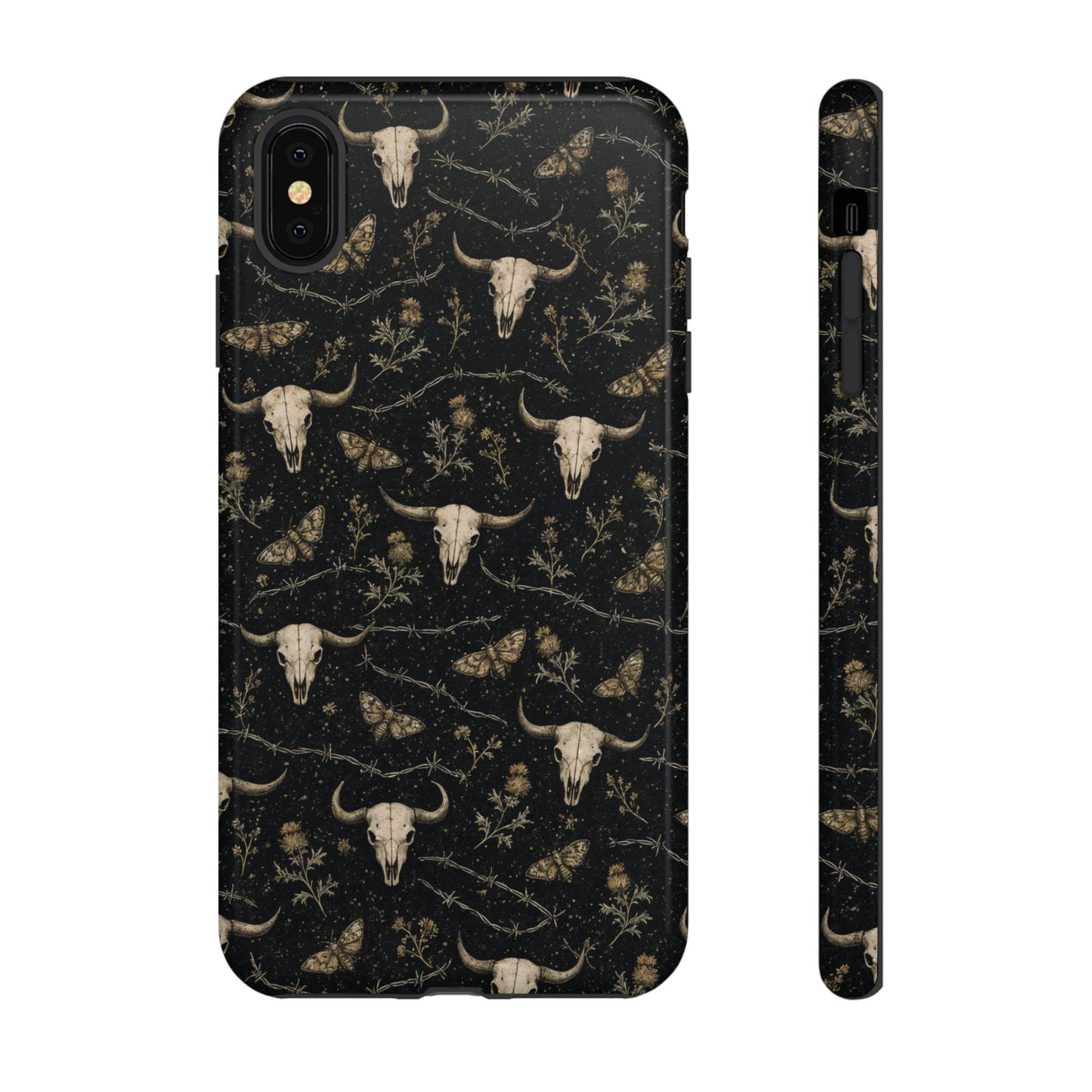 Bull Skull Barbwire Tough Case
