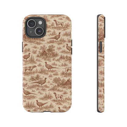 Pheasant Toile Tough Case