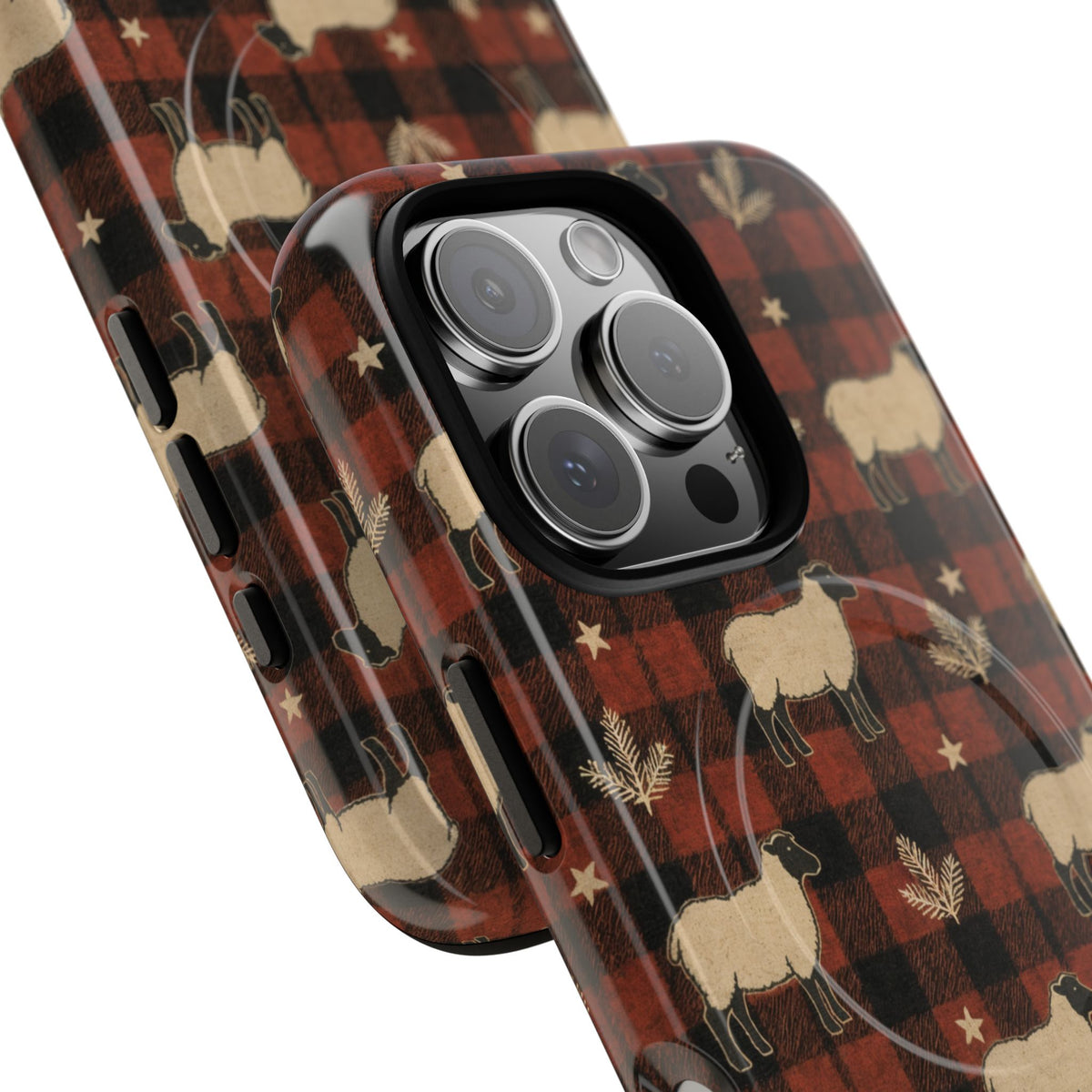 Plaid Sheep Magnetic Case