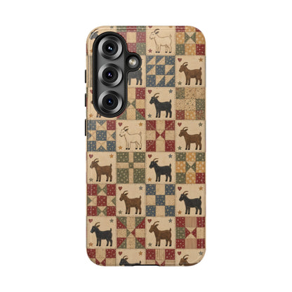 Goat Quilt Tough Case