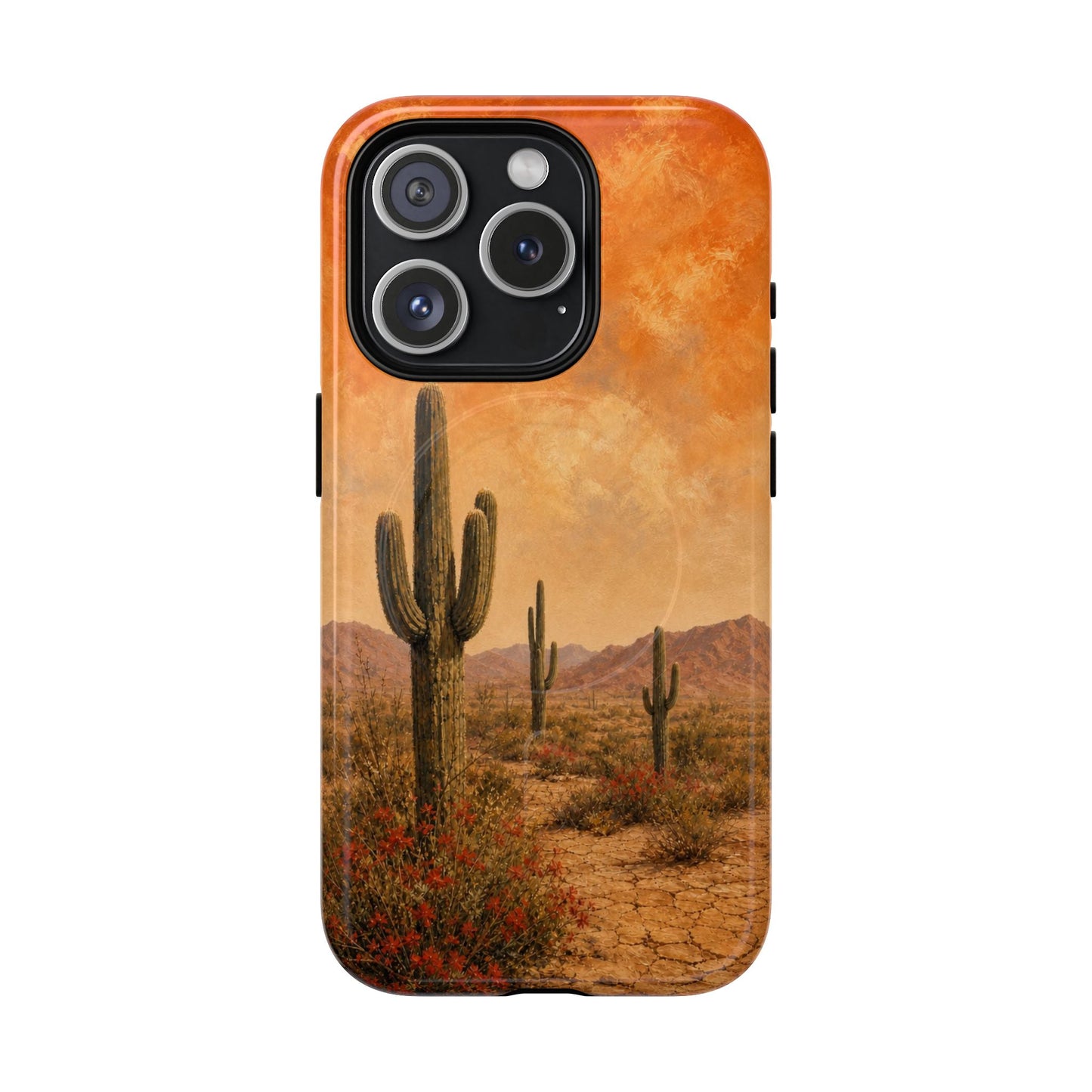 Sunset Cacti Magnetic Case