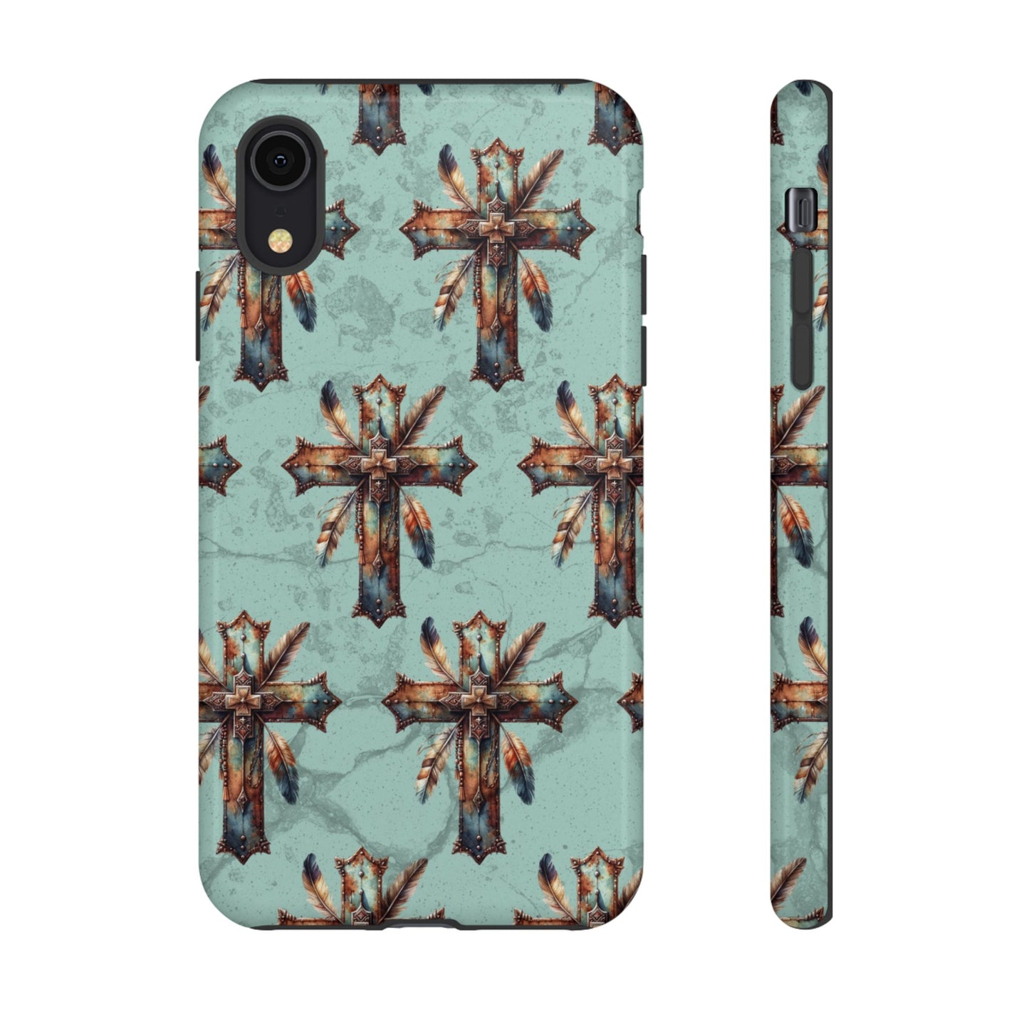 Crosses And Feathers Tough Case