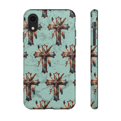 Crosses And Feathers Tough Case