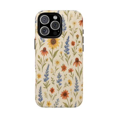 Rustic Wildflowers Magnetic Case