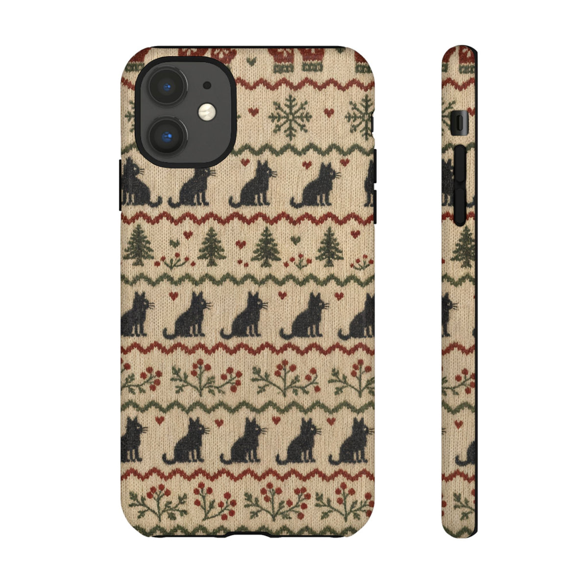 Black Cat Sweater Tough Case