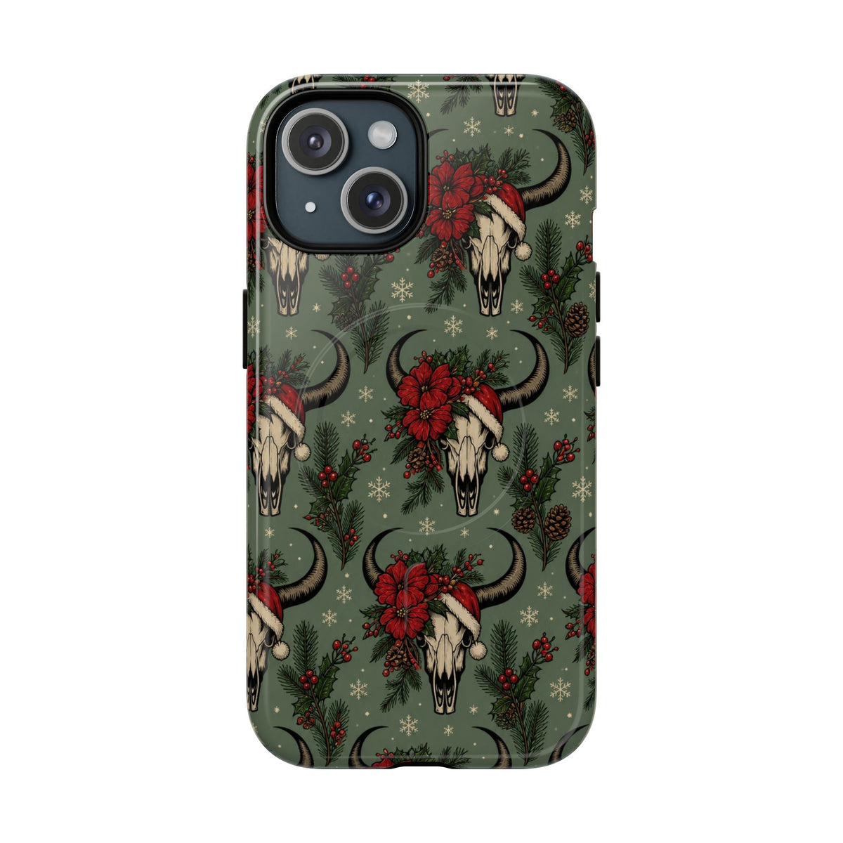 Santa Bull Skulls Magnetic Case