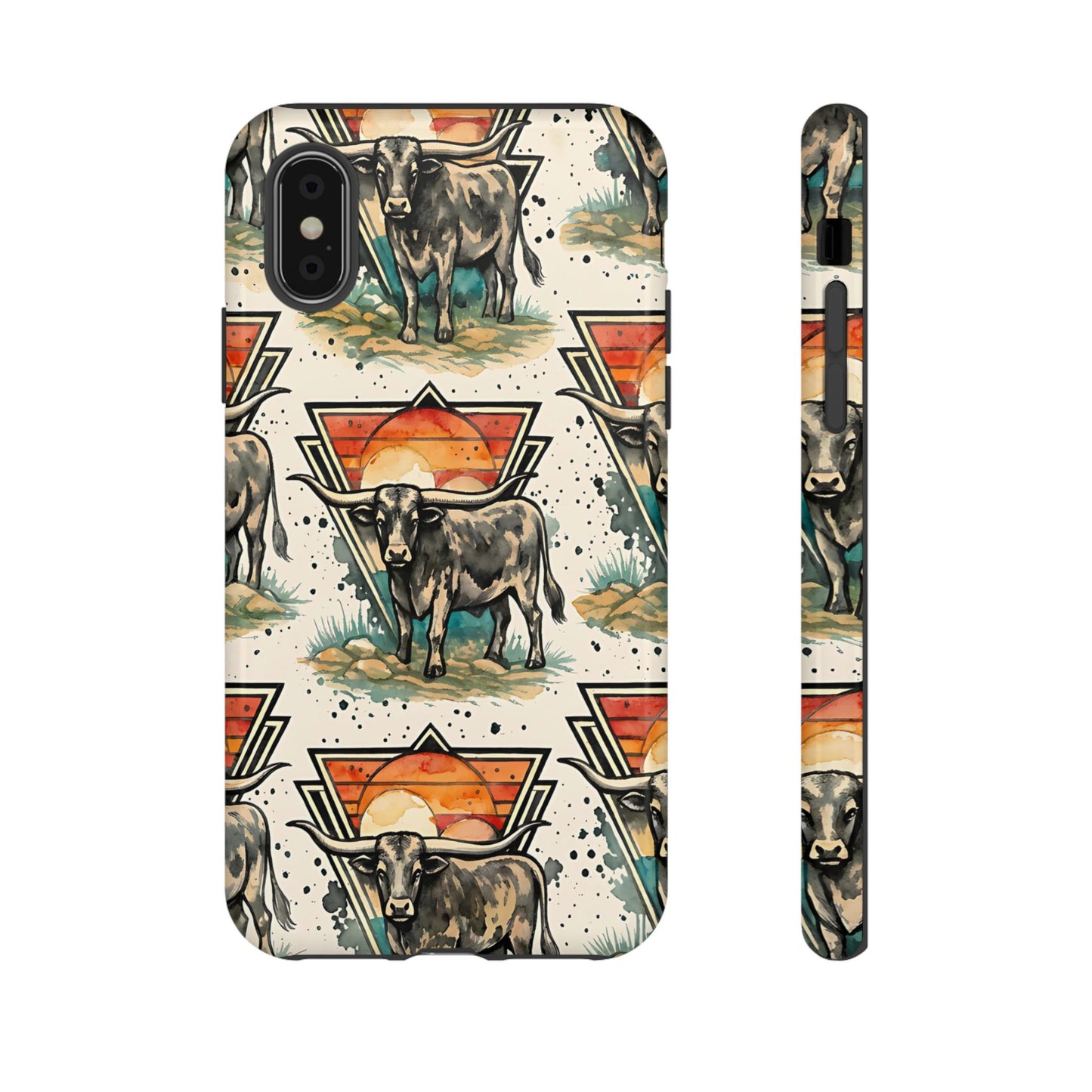Retro Longhorn Tough Case