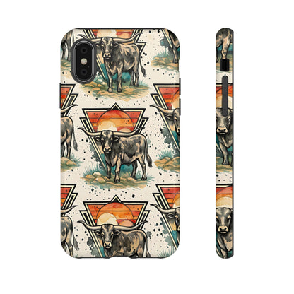 Retro Longhorn Tough Case