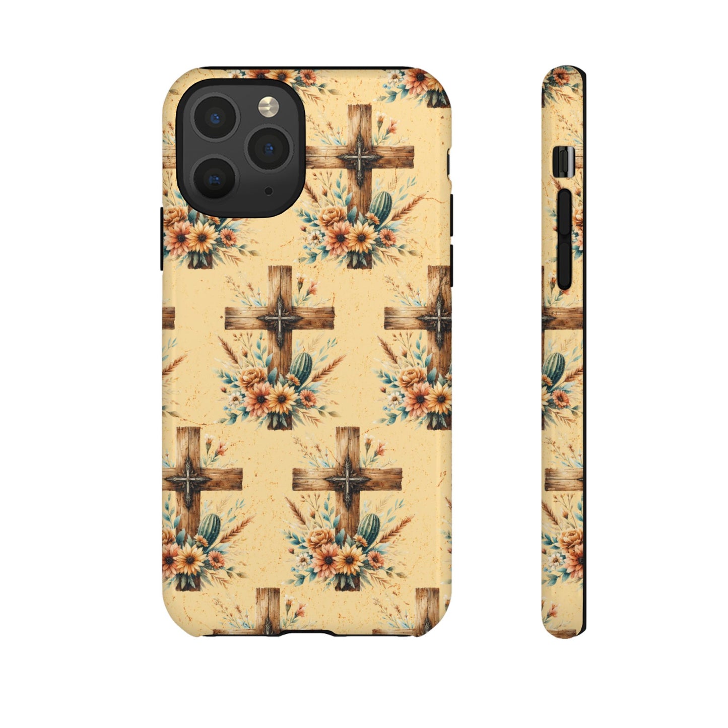 Floral Crosses Tough Case