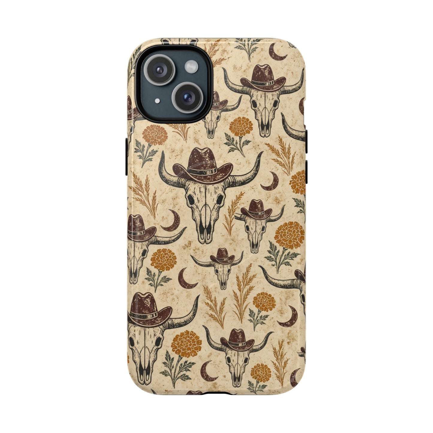 Marigold Skull Magnetic Case