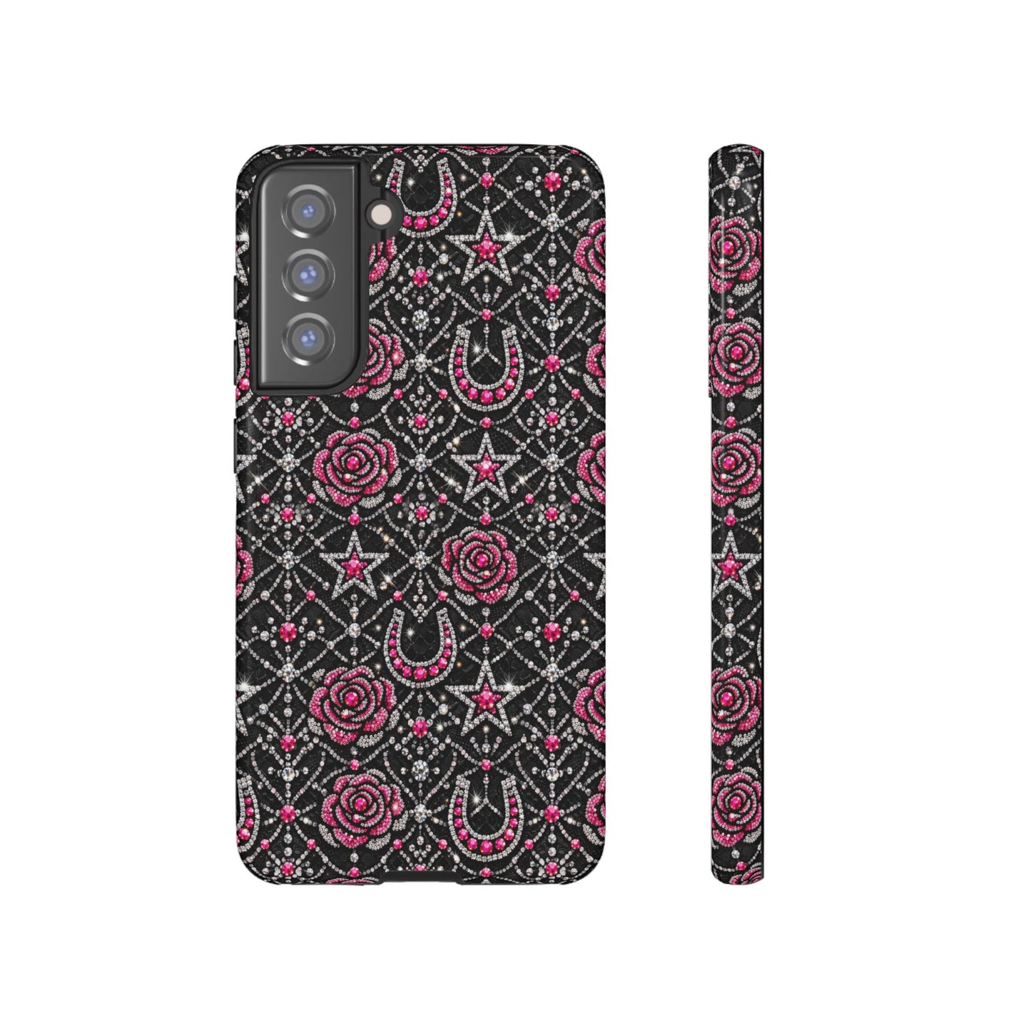 Rhinestone Rose Tough Case