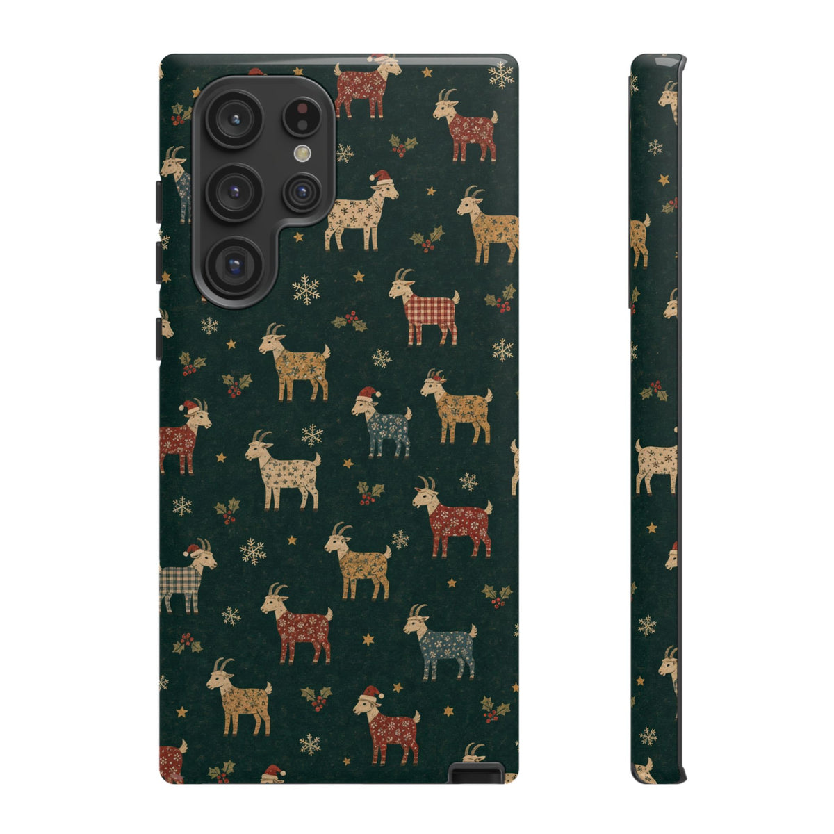 Yuletide Goats Tough Case