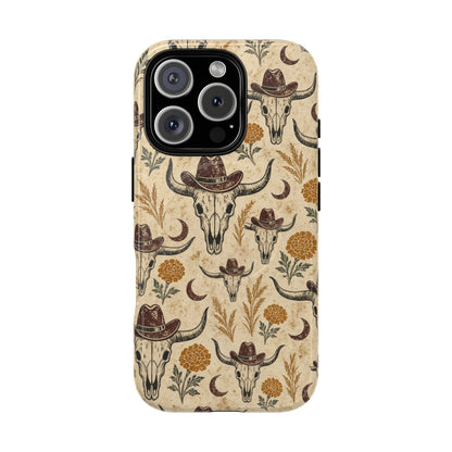 Marigold Skull Magnetic Case