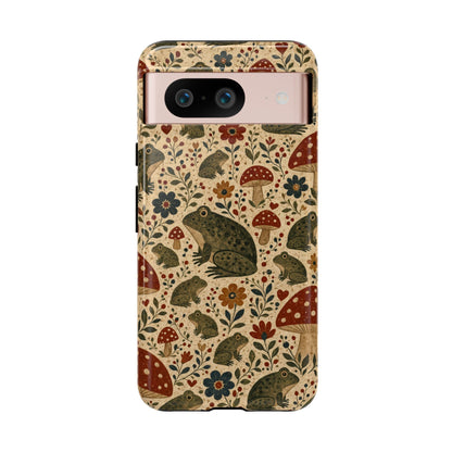 Folk Frog Toadstool Tough Case