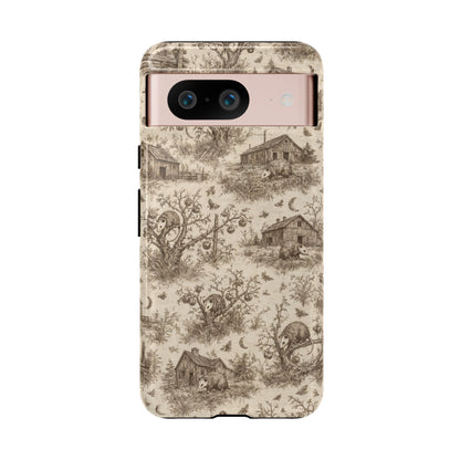 Opossum Toile Tough Case