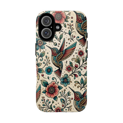 Retro Hummingbird Tough Case