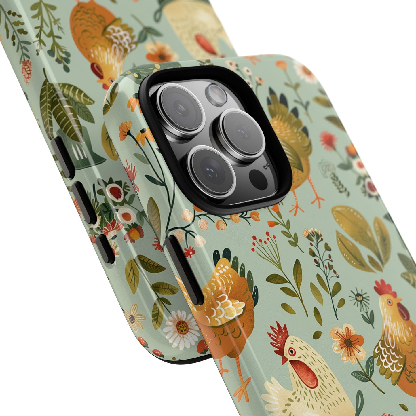 Garden Chickens Tough Phone Case