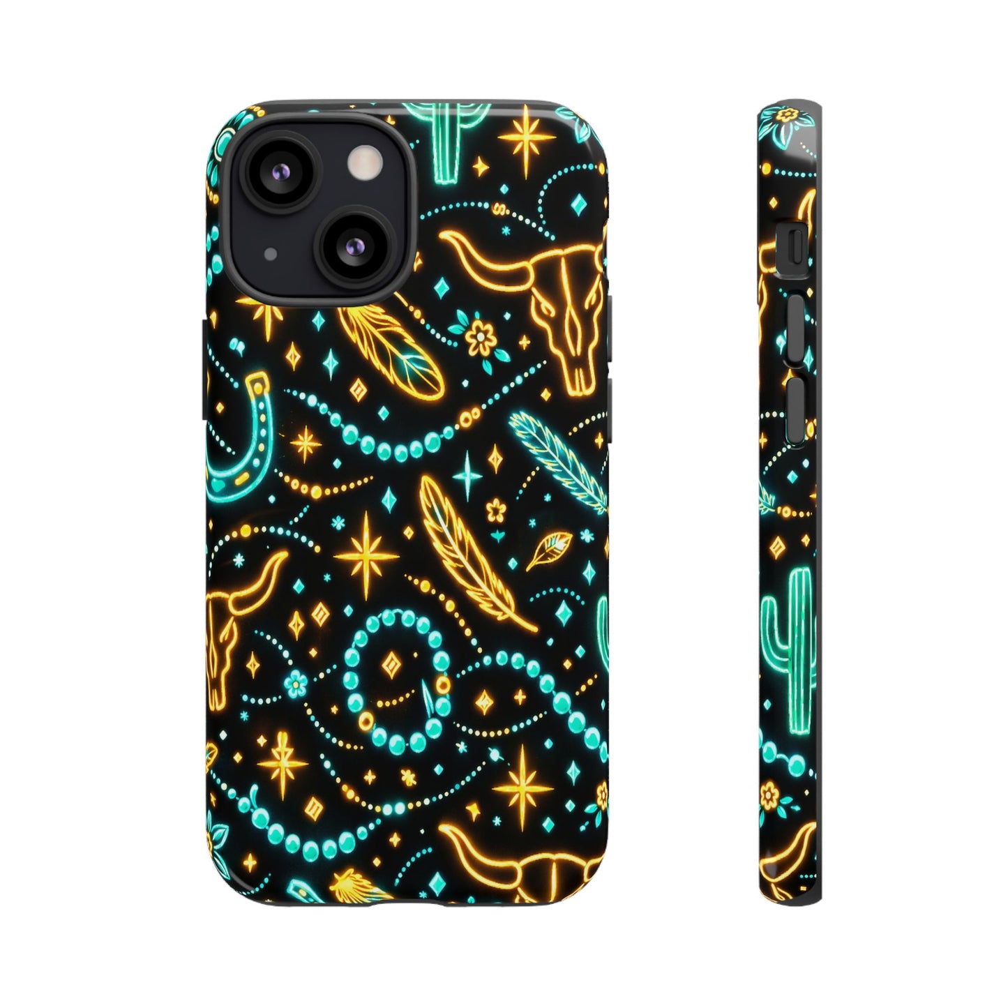Neon Turquoise Tough Case