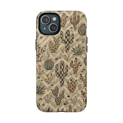 Checkered Cactus Magnetic Case
