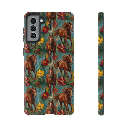 Oil Painted Horses Tough Case