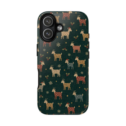 Yuletide Goats Tough Case