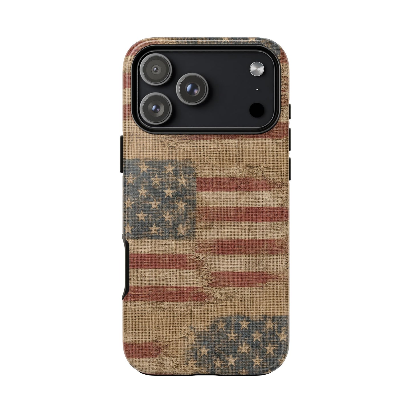 Burlap Flag Tough Case