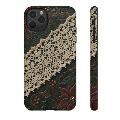 Poinsettia Lace Tough Case