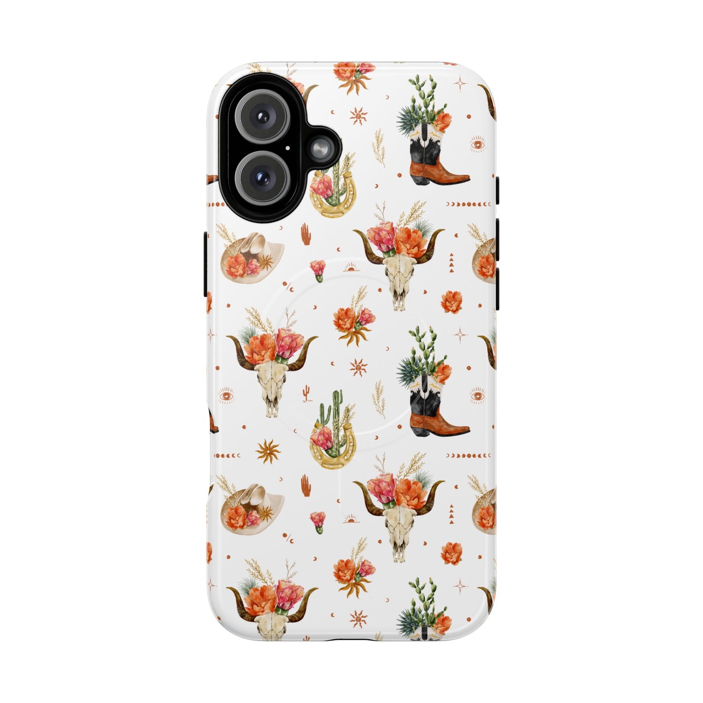 Western Floral Magnetic Case