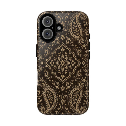 Chocolate Paisley Tough Case