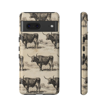 Vintage Longhorns Tough Case