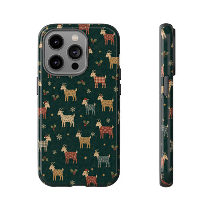 Yuletide Goats Tough Case