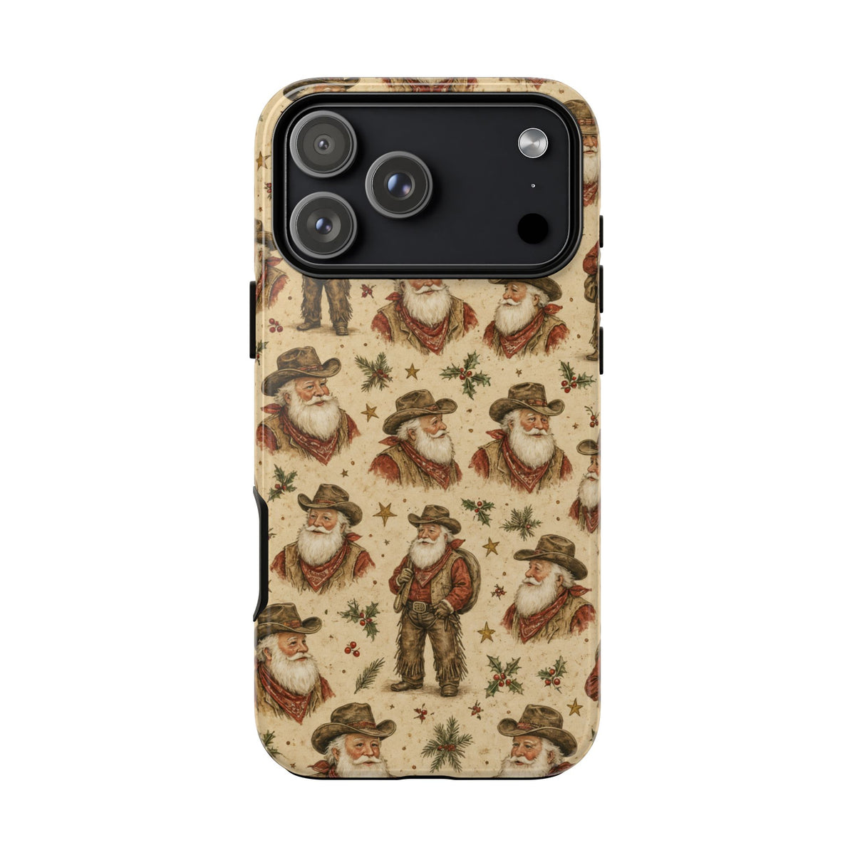 Cowboy Santa Portraits Tough Case