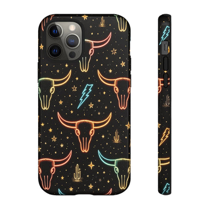 Neon Longhorns Tough Case