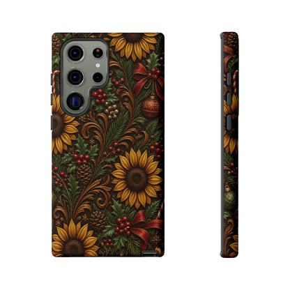 Christmas Sunflowers Tough Case