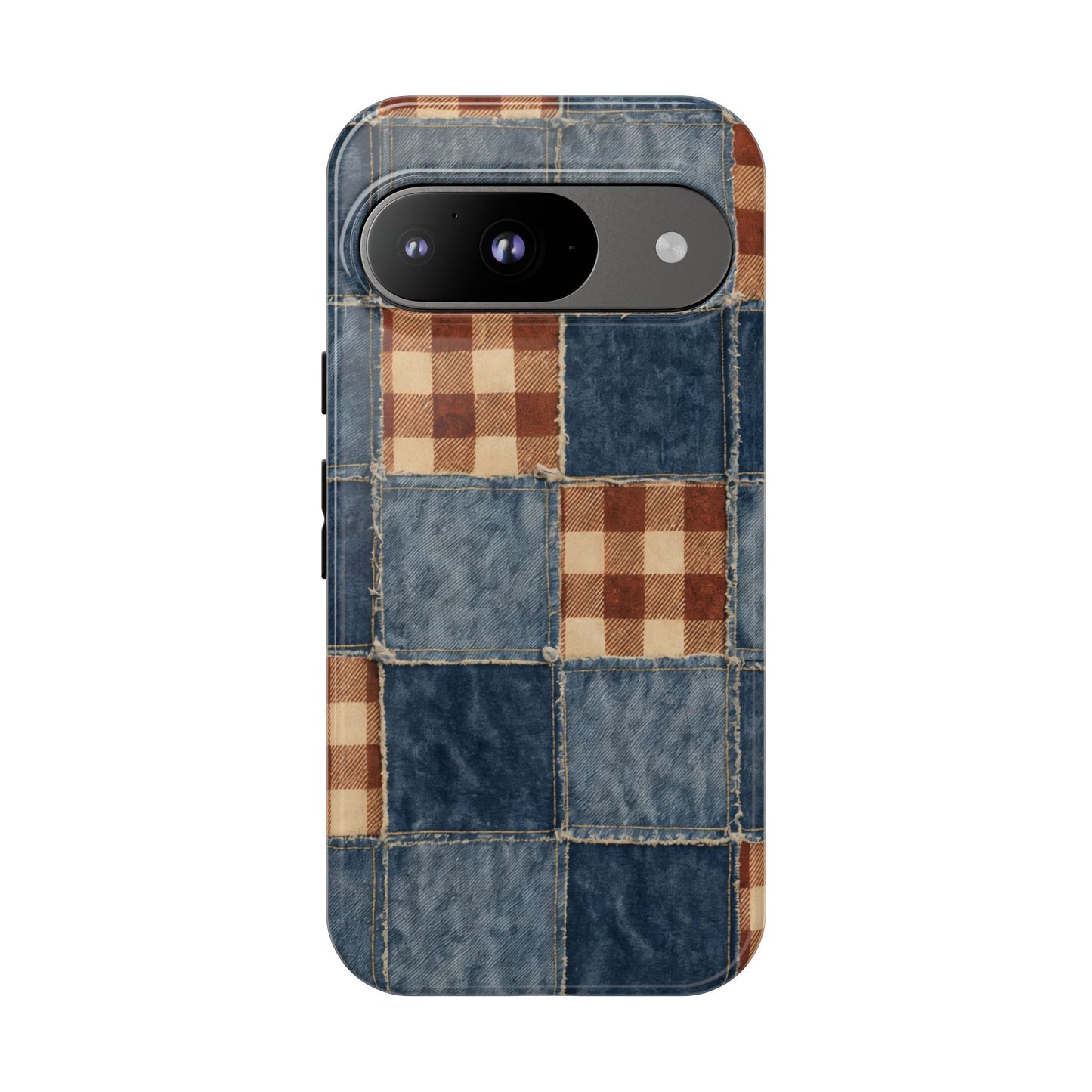 Denim Patchwork Tough Case
