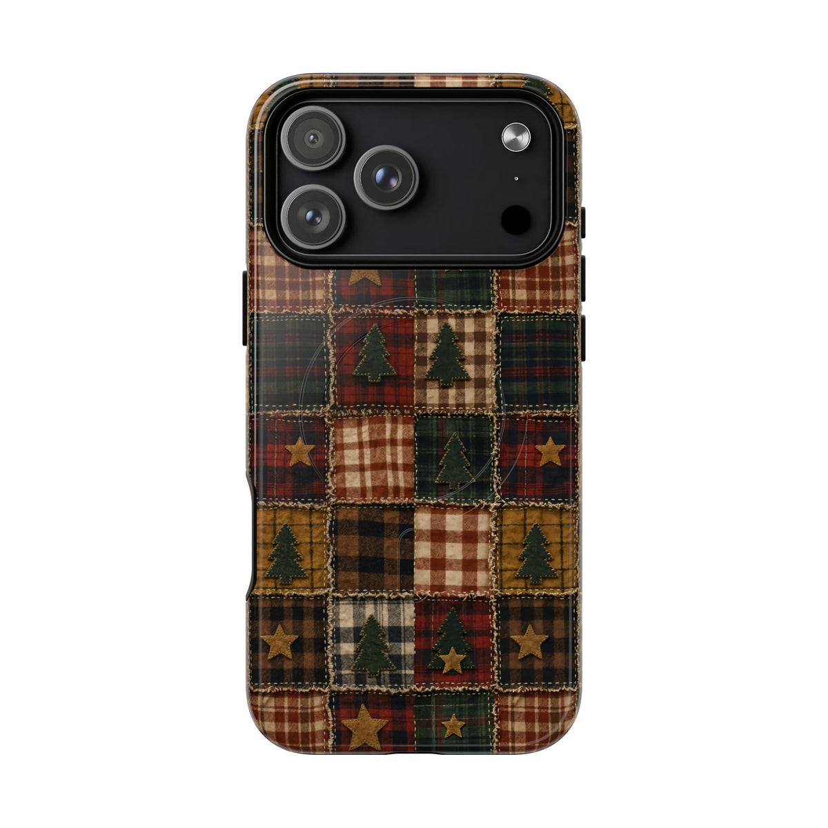 Christmas Rag Quilt Magnetic Case