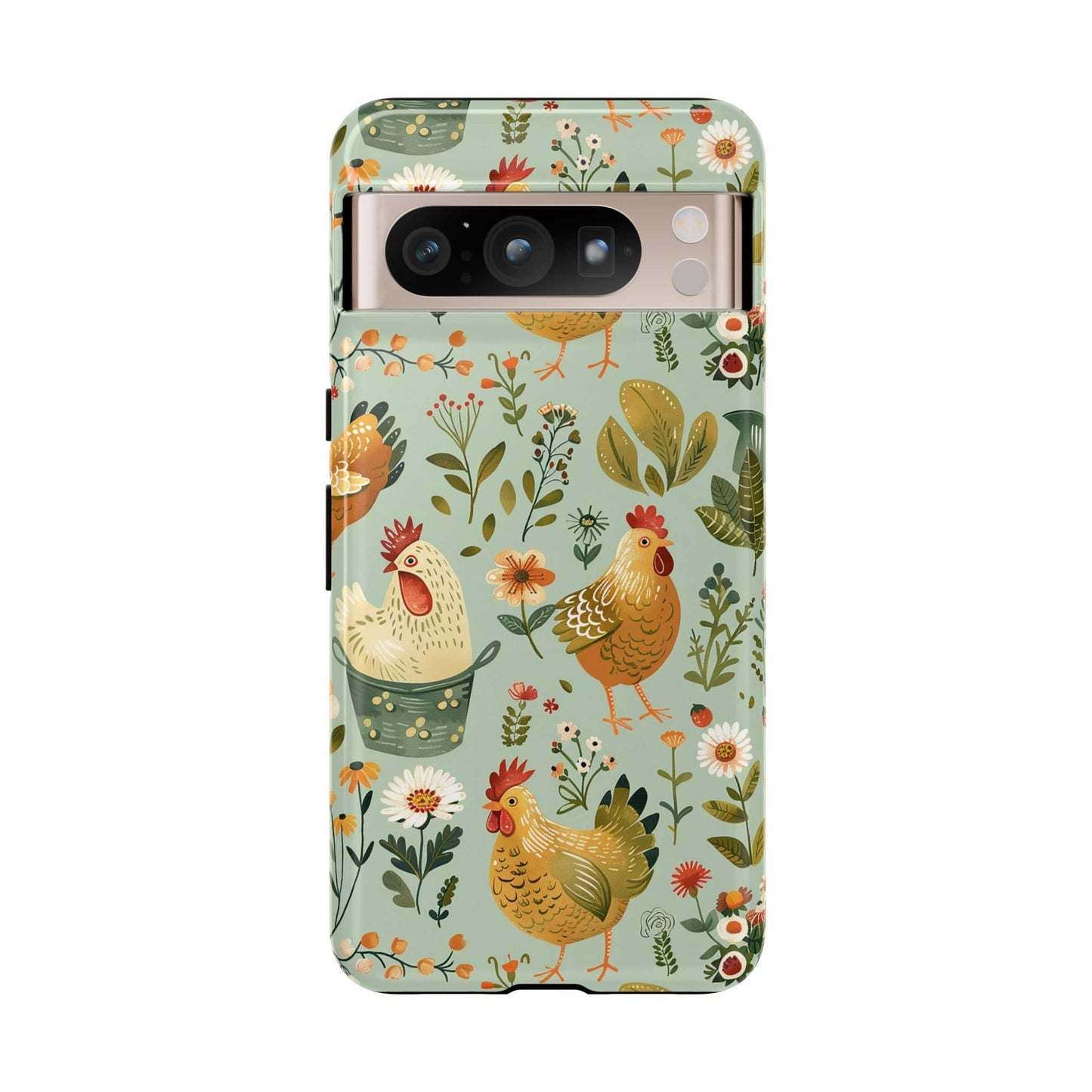 Garden Chickens Phone Case