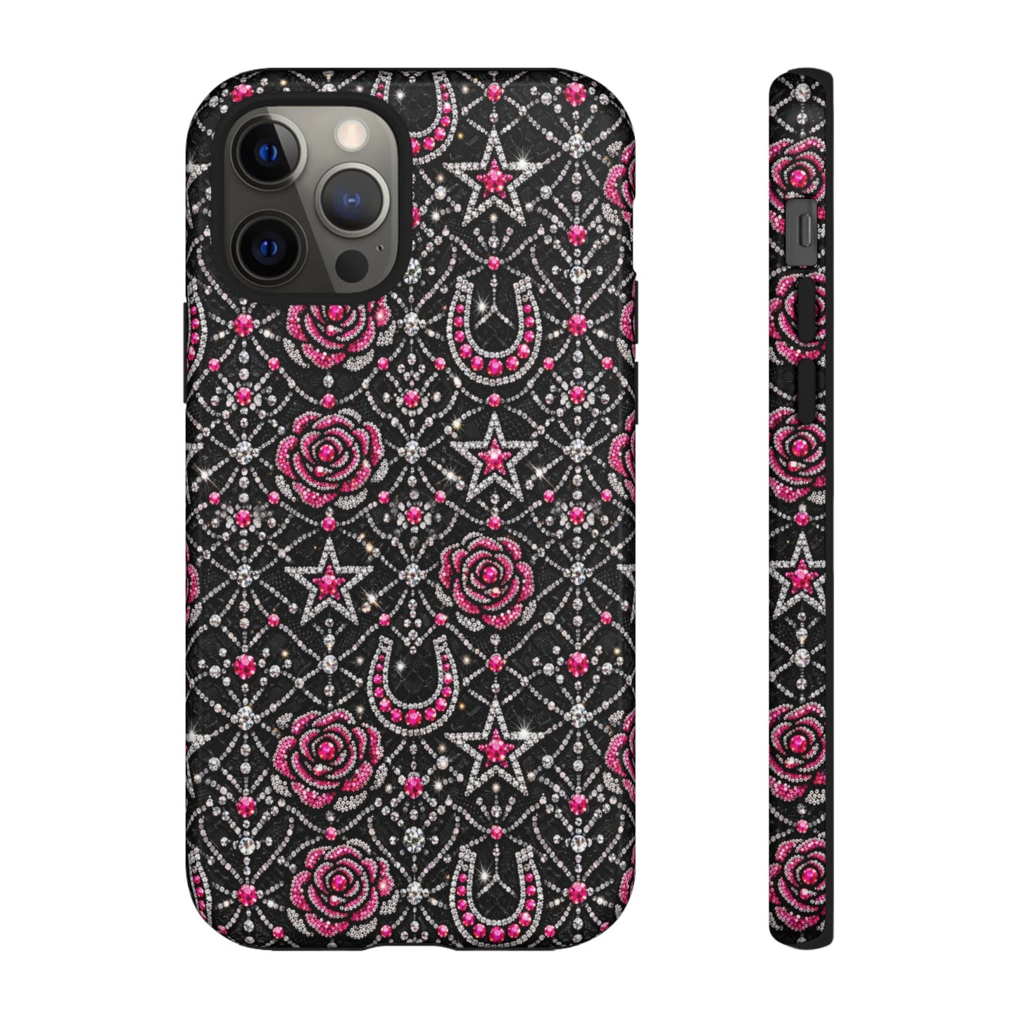 Rhinestone Rose Tough Case